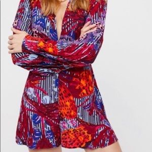 Free people low cut romper